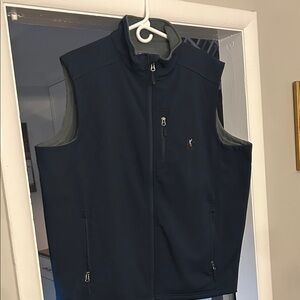 Men's Navy Softshell Vest Jacket - On Point